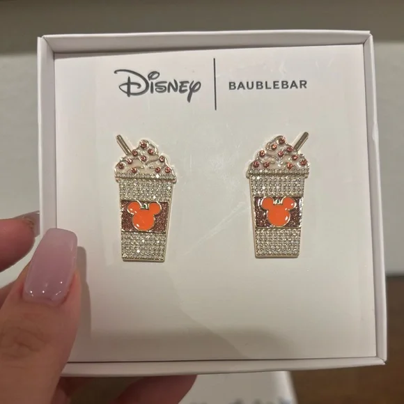 Disney BaubleBar Coffee Cup Earrings - Picture 2 of 5